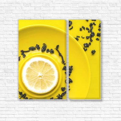 модульные картины Лимонный натюр